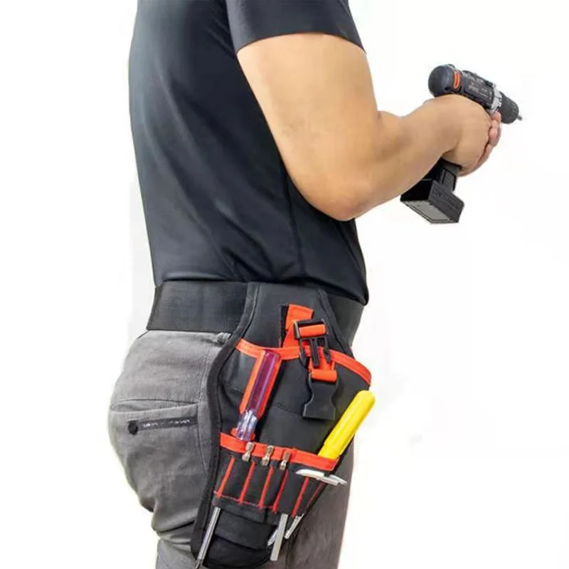 

Holster Drill Duty Cordless Storage Heavy Electrician Tool Pocket Chuck Belt Professional For Tool Bag Portable Bag Drill Drill