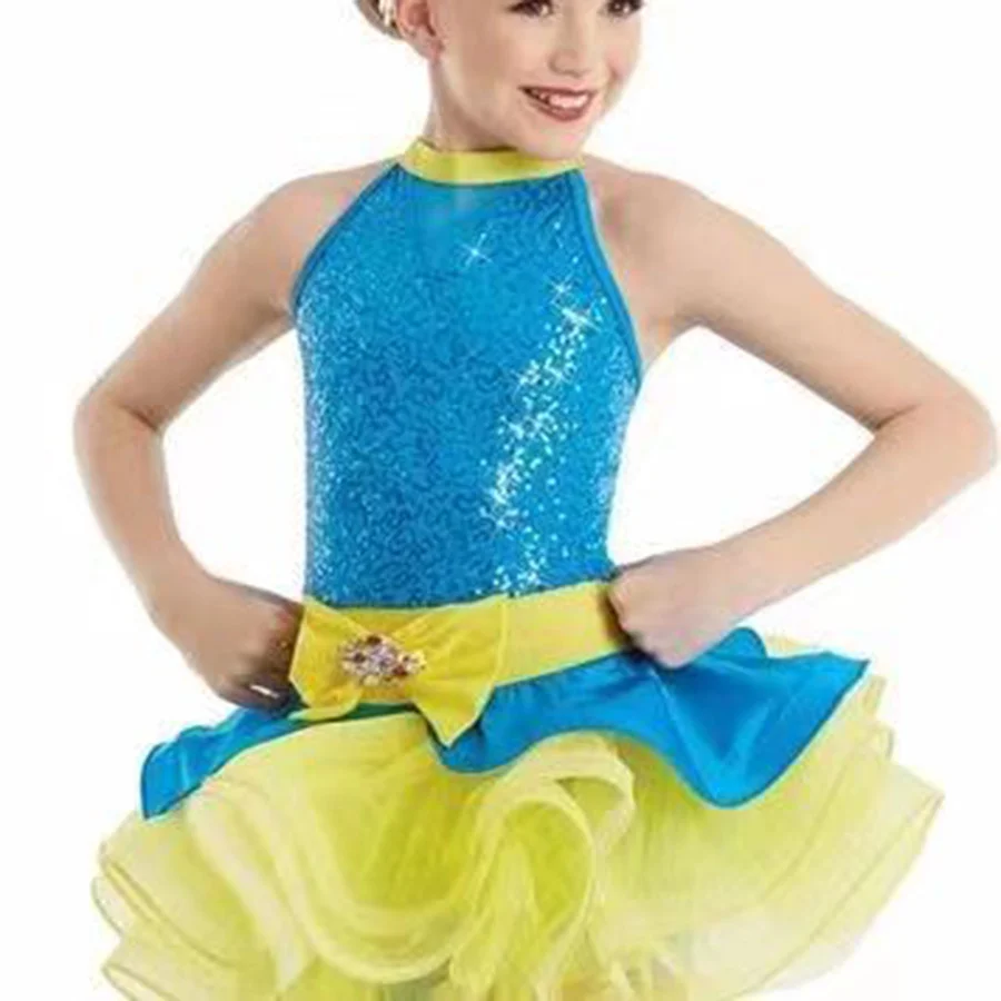 Новинка костюм для профессиональных джазовых танцев платье выступлений