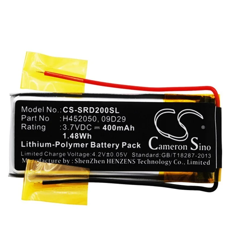 

Applicable Cardo Q2 Pro Sc ala Rider Bluetooth Headset Battery H452050