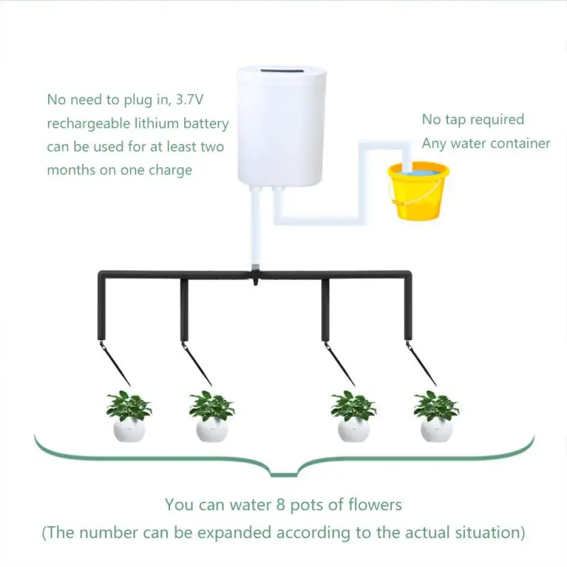 

Automatic Drip Irrigation System Home Drip Irrigation Watering Kits System Sprinkler Controller for Garden,Bonsai Indoor Use