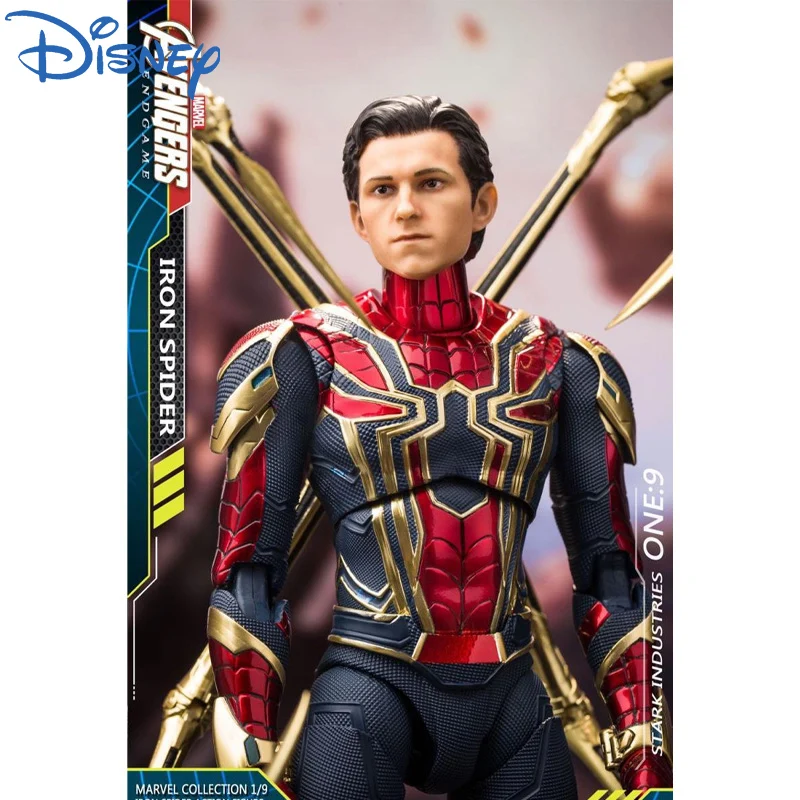 

Disney Marvel Spider-Man 1/9 Figure Iron Spider-Man Action Toy Figure Avengers Alliance Car Home Decoration Children's Toy Gift