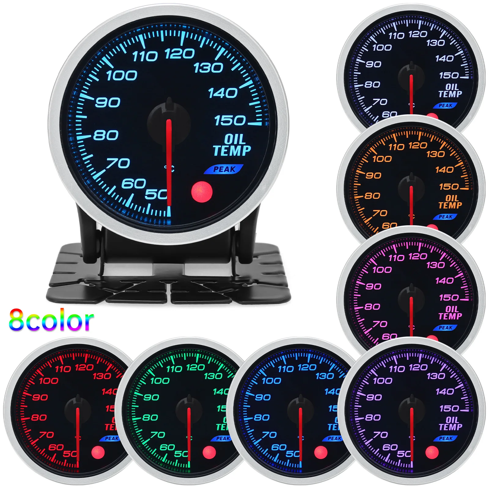 

Датчик Давления Масла И Топлива В Гоночном Автомобиле, 2 Дюйма, 52 Мм, Вольтметр, Датчик Температуры Воды С Турбонаддувом