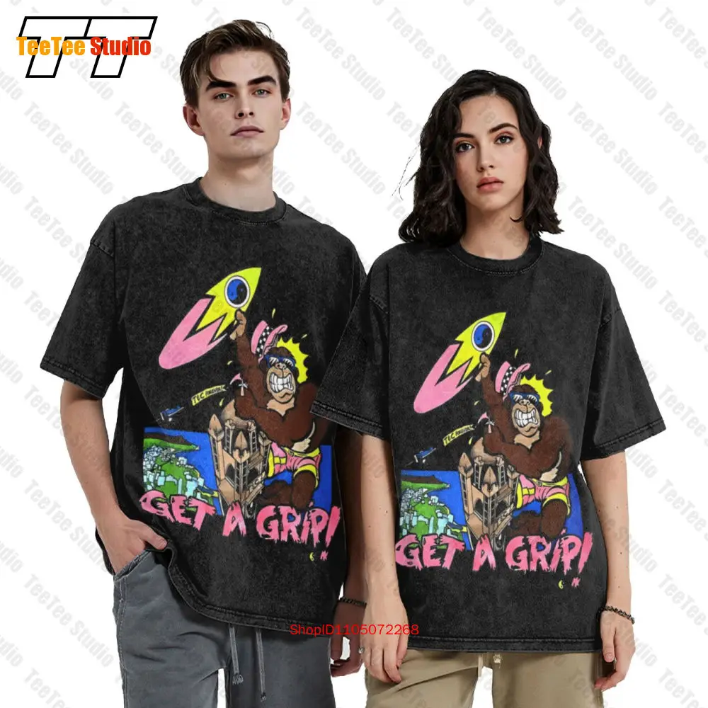 Фото T C Town And Country Surf Designs Get A Grip 2-сторонняя винтажная футболка большого размера EYY5 №2