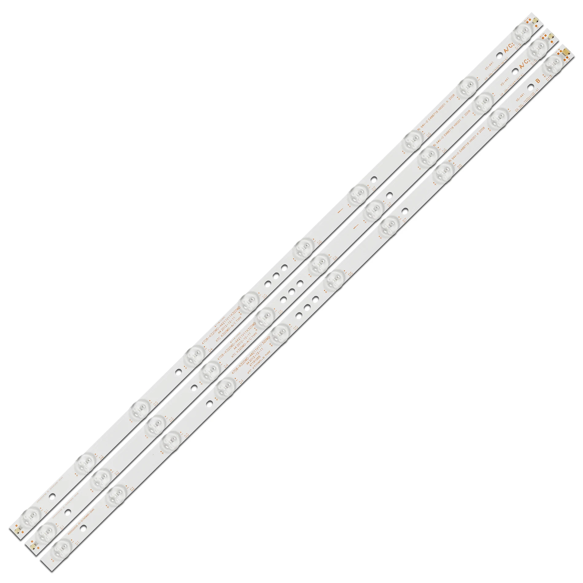 Светодиодная лента 1/5/10 комплектов LE32D59 L32E09 L32C11 LED32568 H32PA3100 MBL-32038D310HK2-V1-66MM-B A 3BL-T 6324102