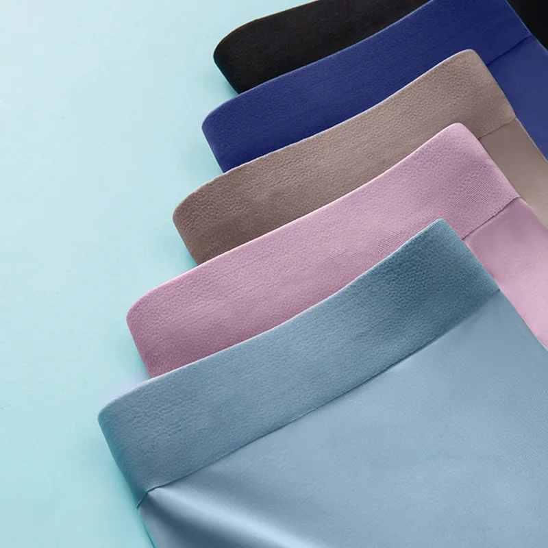 3PCS Men Boxers Men's Underwear 3A Antibacterial Underpants Ice Silk Men Boxer Shorts Breathable Boxer Hombre Men Panties L-4XL