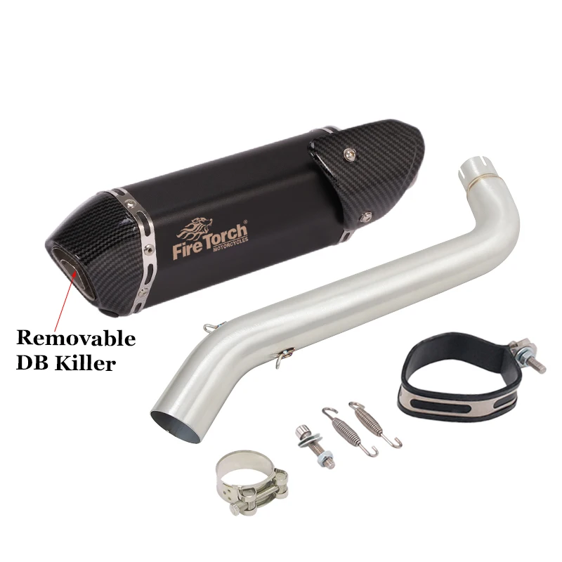 

Выхлопная система для мотоцикла VOGE DS525X DS 525X 2023 2024, Модифицированная средняя выхлопная труба, 51 мм Глушитель