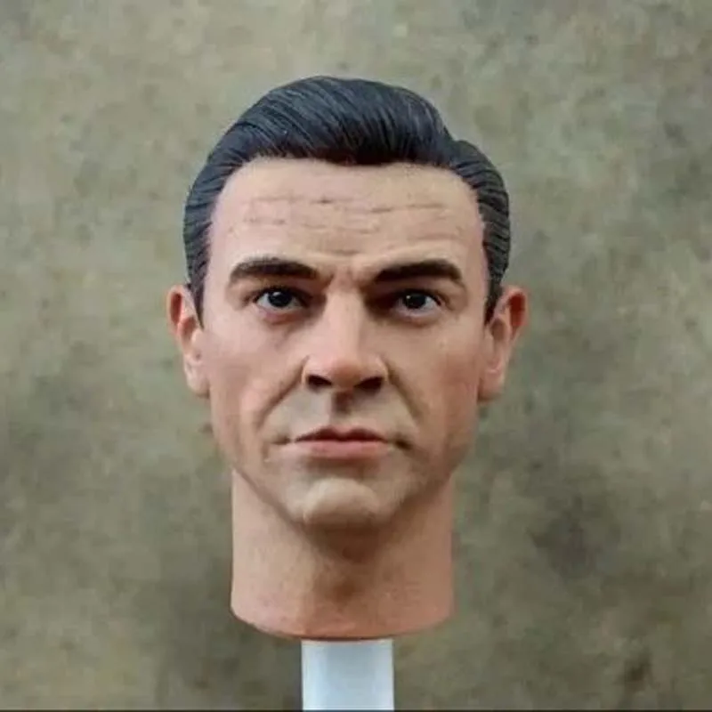 1/6 Scale 007 James Bond Head Sculpt Geriatric Old Male Soldier Head Carving Sean Connery for 12in Action Figure