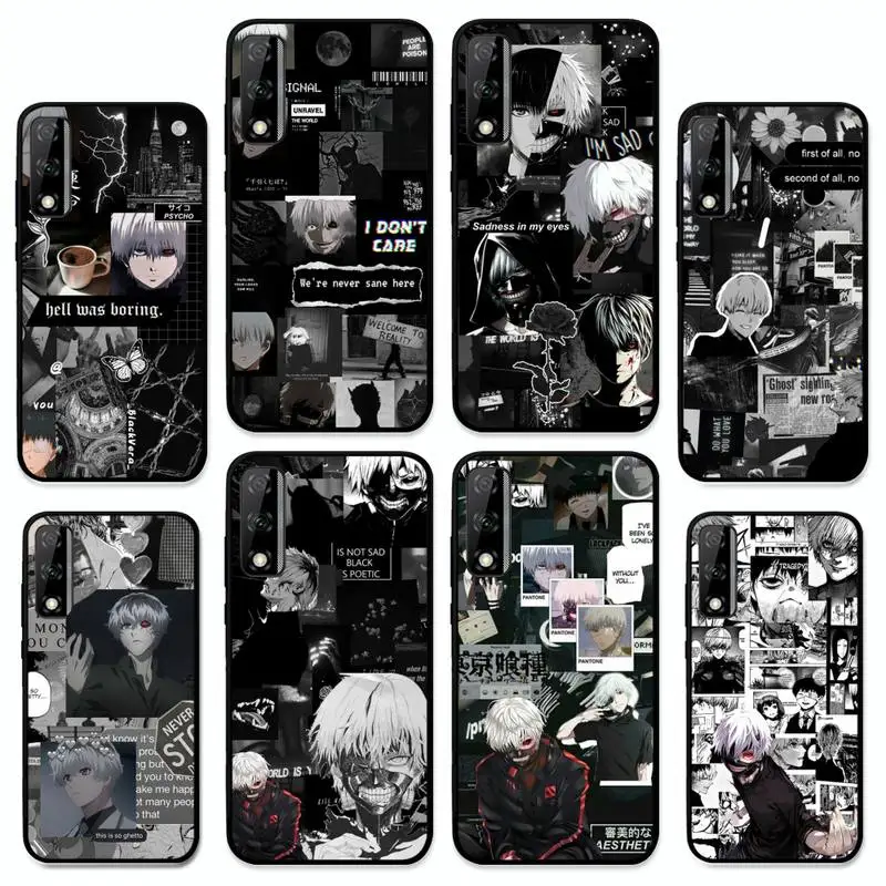 

Japanese Anime Tokyo Ghoul Japan Suave Phone Case for Huawei Y 6 9 7 5 8s prime 2019 2018 enjoy 7 plus