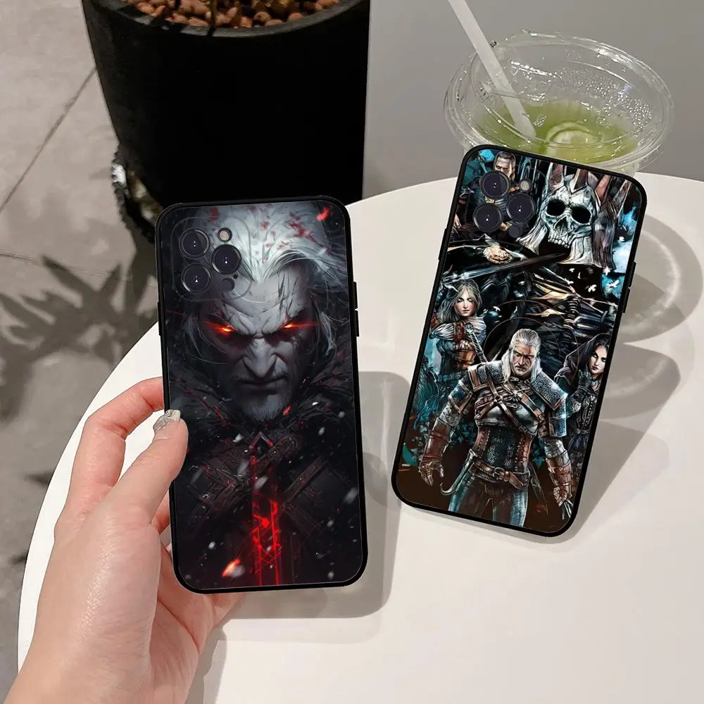 Чехол для телефона в стиле игры W-WitcherS iPhone 15 14 11 12 13 Mini Pro XS Max чехол 6 7 8 Plus X XR SE 2020