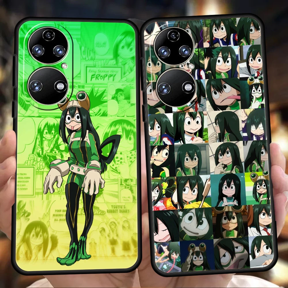 

Чехол Asui Tsuyu Boku для Huawei P50 P40 P30 P20 Pro P50 P40 P30 P20 Lite E P Smart Z Y6 Y7 Y7A Y9 Y6P Y9S 2019