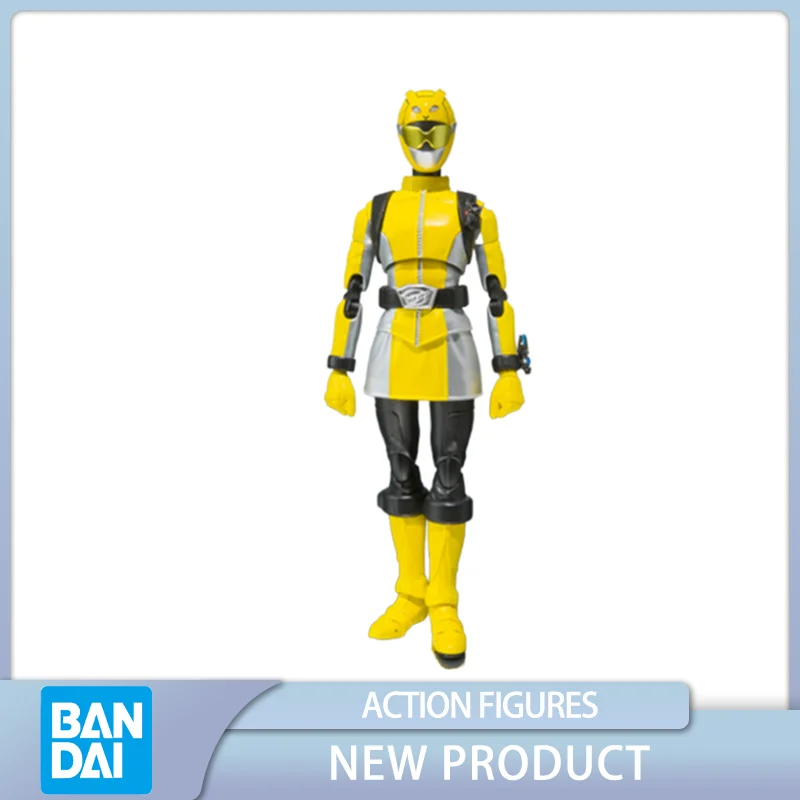 

BANDAI SHF Go-Busters Soldier In Yellow Soul limited version Action Anime Figures Collectible Model Toys Children Birthday Gift