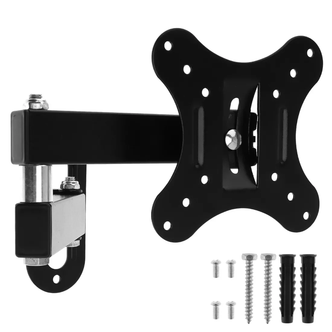

Universal 10KG Adjustable TV Wall Mount Bracket Flat Panel TV Frame Support 15° Tilt for 14 - 27 Inch LCD LED Monitor Flat Pan