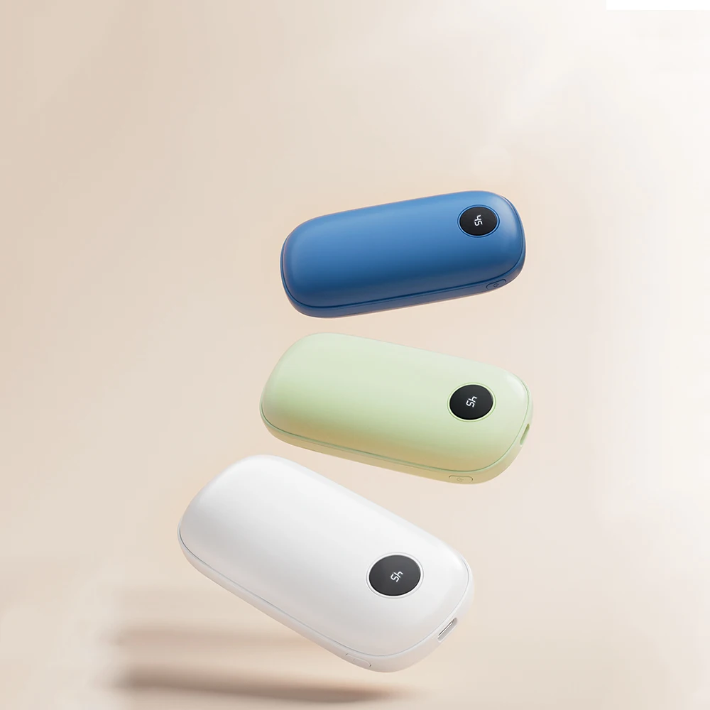 Перезаряжаемые Грелки Для Рук AI Грелка 2-в-1 Портативная Внешняя Батарея 4000 мАч