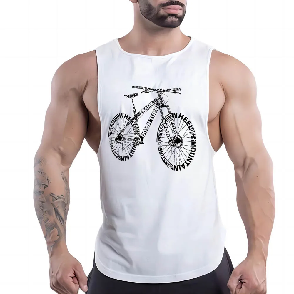 

Sleeveless Shirt Outdoor Gym Nasi Sport Summer Fashion Quick Dry Basketball Y2k Print Tank Top Leisure Breathable Men'S Clothing