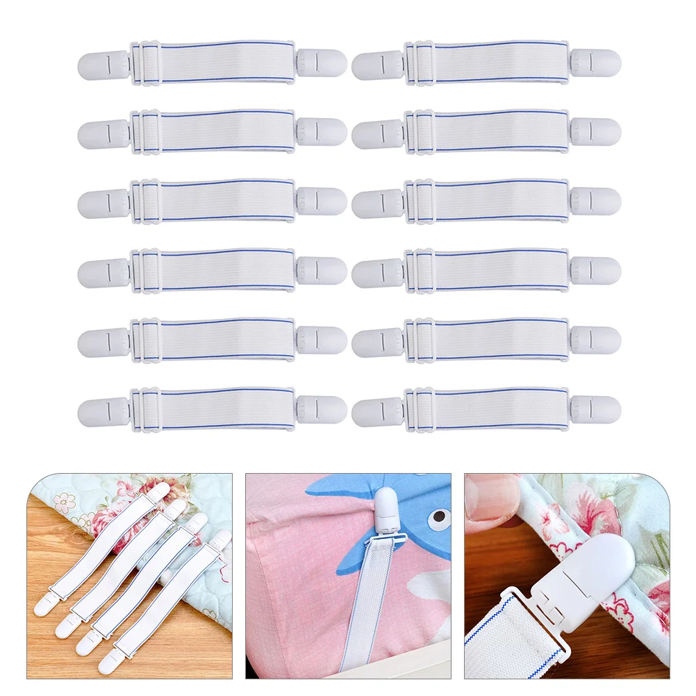 

Sheet Bed Clips Straps Mattress Cover Quilt Fasteners Anti Duvet Holder Grippers Corner Holders Suspenders Fitted Movement Clip