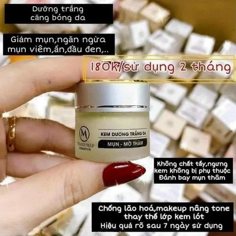 Kem trắng da giúp mmụn mờ ám căng mịn глянцевый белый kem face thanh may duong trang tri помон МО Тэм