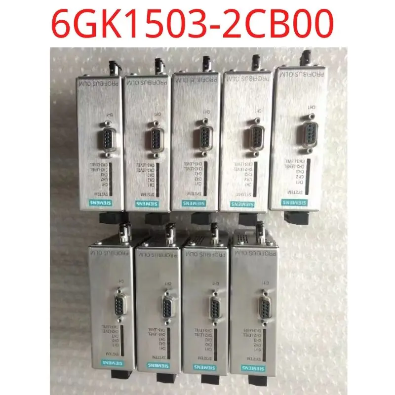 

Brand new in unpacked only 6GK1503-2CB00 PROFIBUS OLM/G11 V4.0 optical link module with 1 RS 485 and 1 glass fiber optic cable i