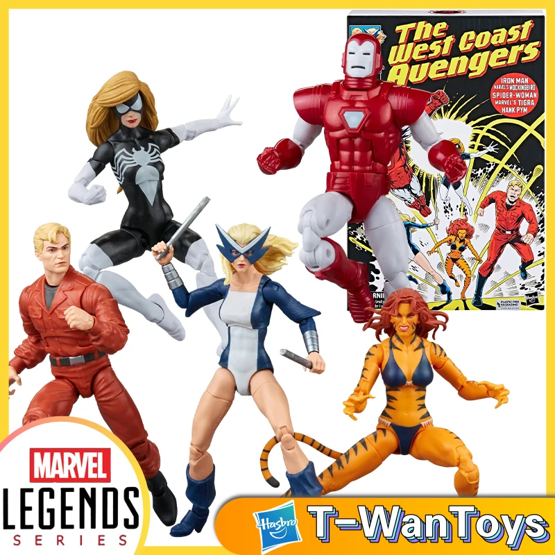 

Коллекция Hasbro легенды Marvel, коллекция Avengers из сериала «West Coast», 5 коллекционных фигурок премиум-класса в стиле комиксов, 6 дюймов (15 см)