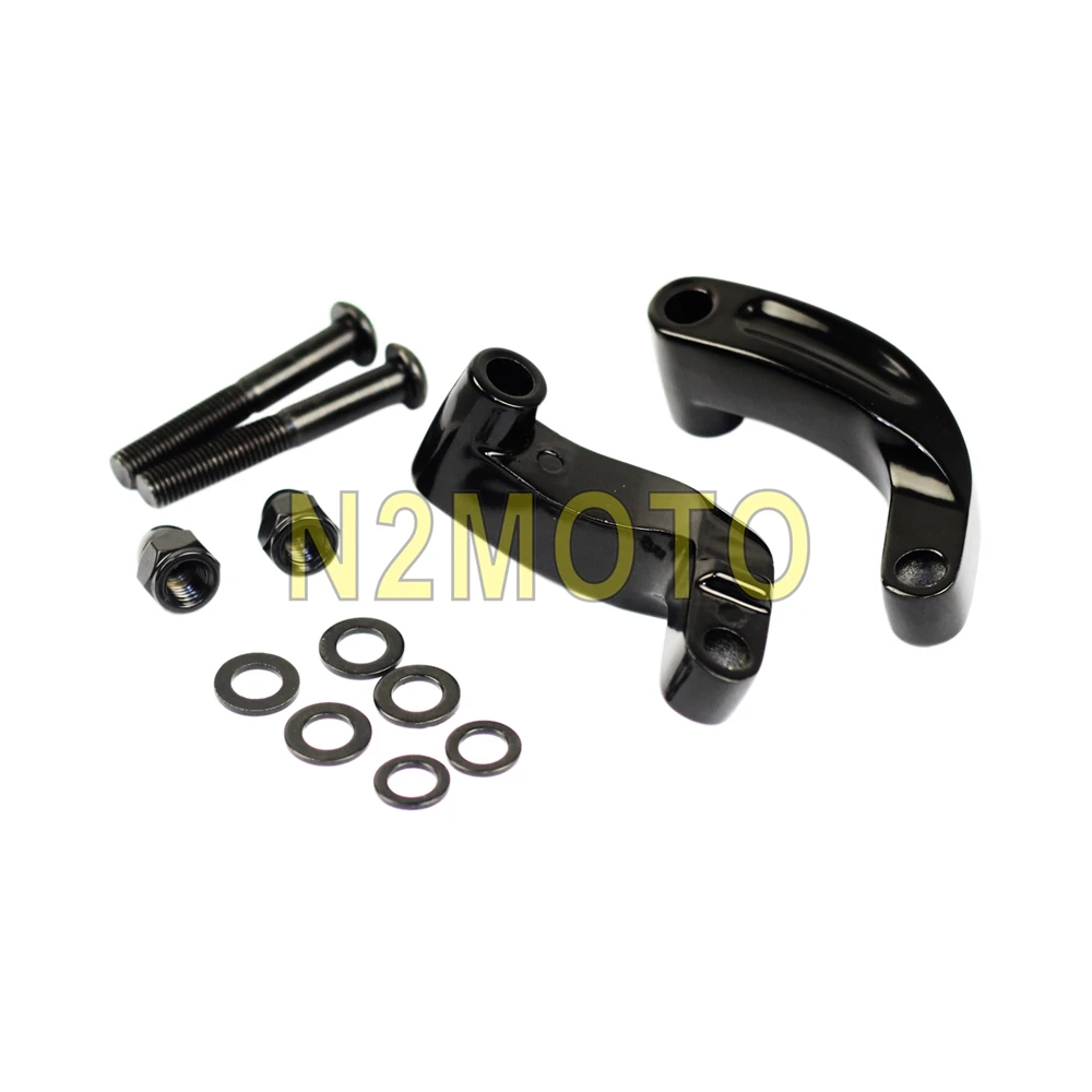 

Алюминиевый адаптер для перемещения зеркала мотоцикла, комплект адаптеров для Harley Softail Dyna Street Glide 2009-2014