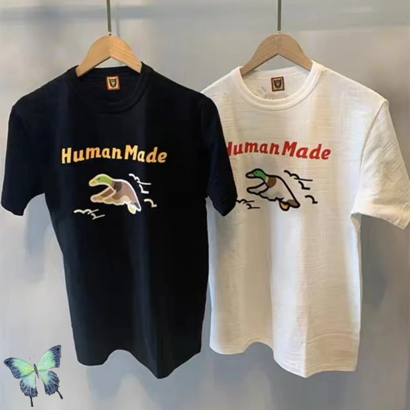 

HUMAN MADE Flying Duck Slub Cotton Short Sleeve T-shirt Men Women