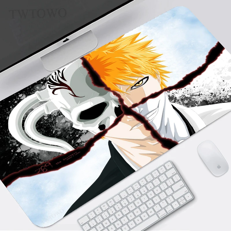 

Bleach Anime Mouse Pad Gaming XL Computer Home Mousepad XXL keyboard pad Natural Rubber Carpet Anti Slip Soft Computer Mouse Mat
