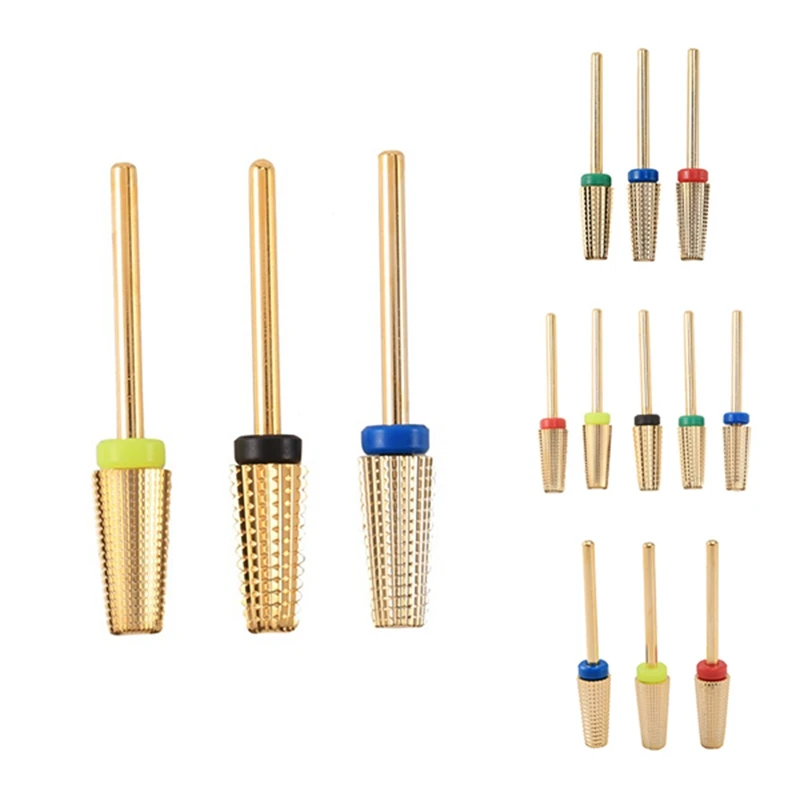 

5Pcs 5 In 1 Hard Alloy Tapered Drill Bit With Cutting Dual Purpose