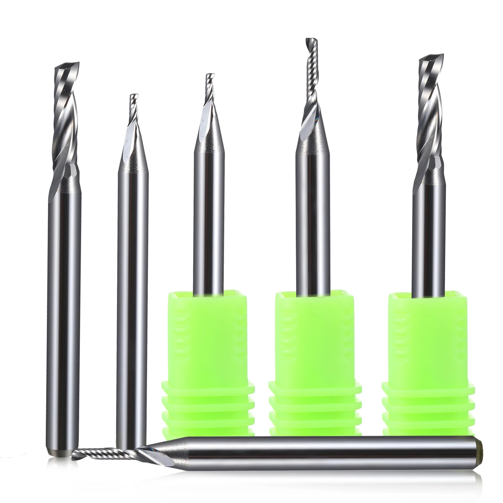 10 шт. 1 0 5 2 3 175 мм 1-канавочная спиральная фреза с ЧПУ концевая из карбида для