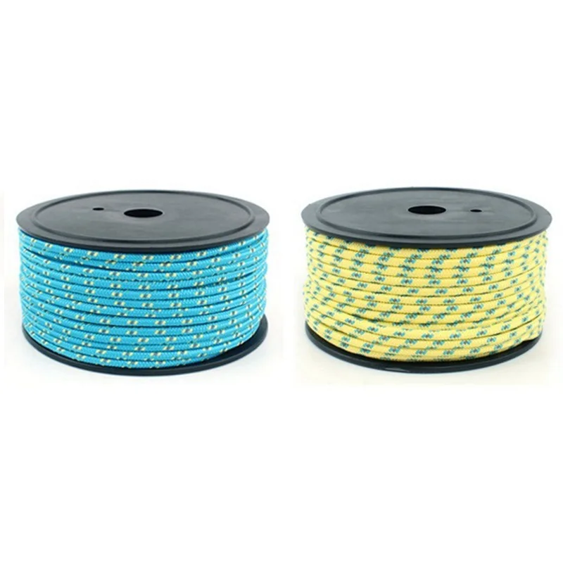 Светоотражающая веревка из полипропилена уличная для палатки домашняя белья