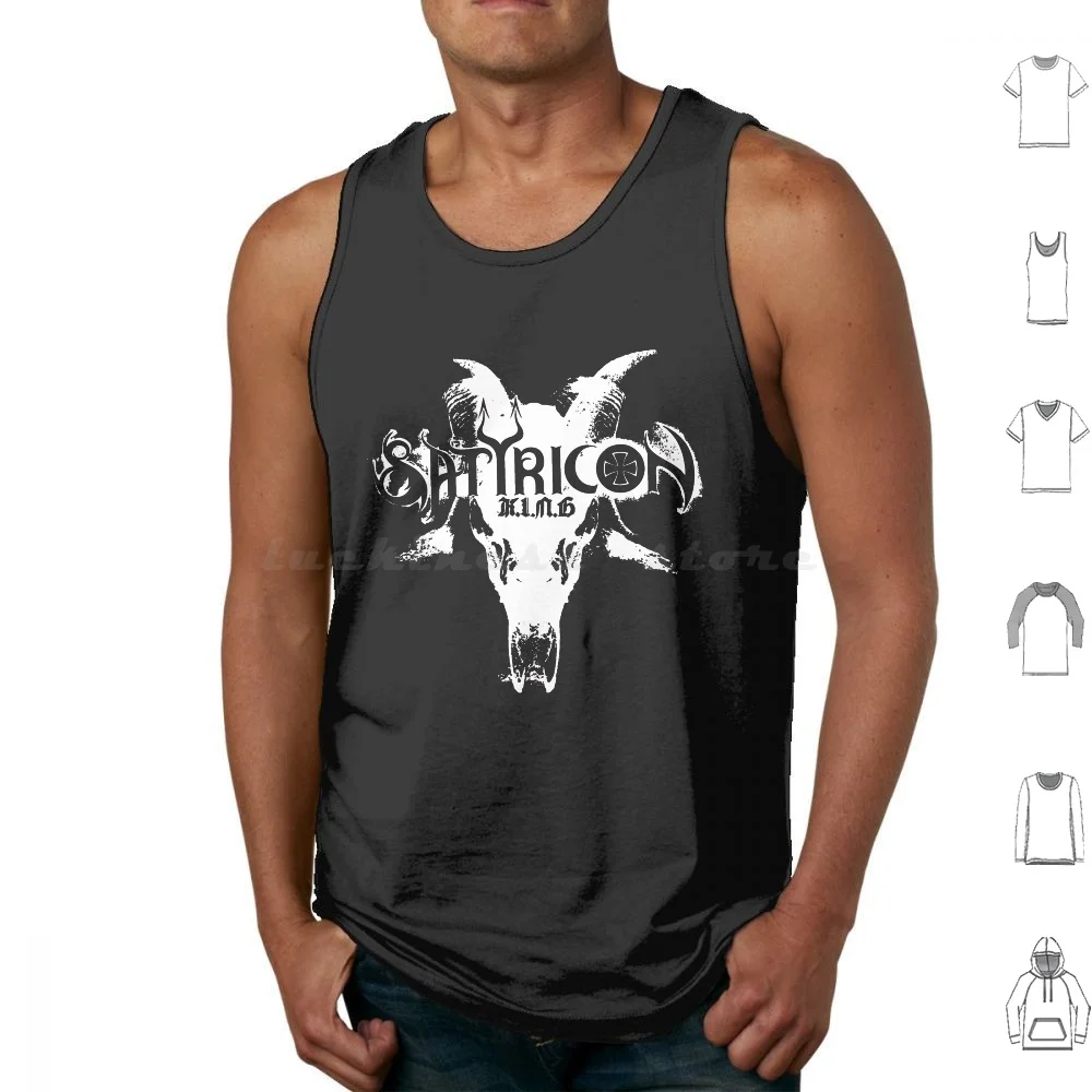

Satyricon Band Tank Tops Print Cotton Satyricon Band Satyricon Satyr And Frost Sigurd Wongraven Kjetil Vidar