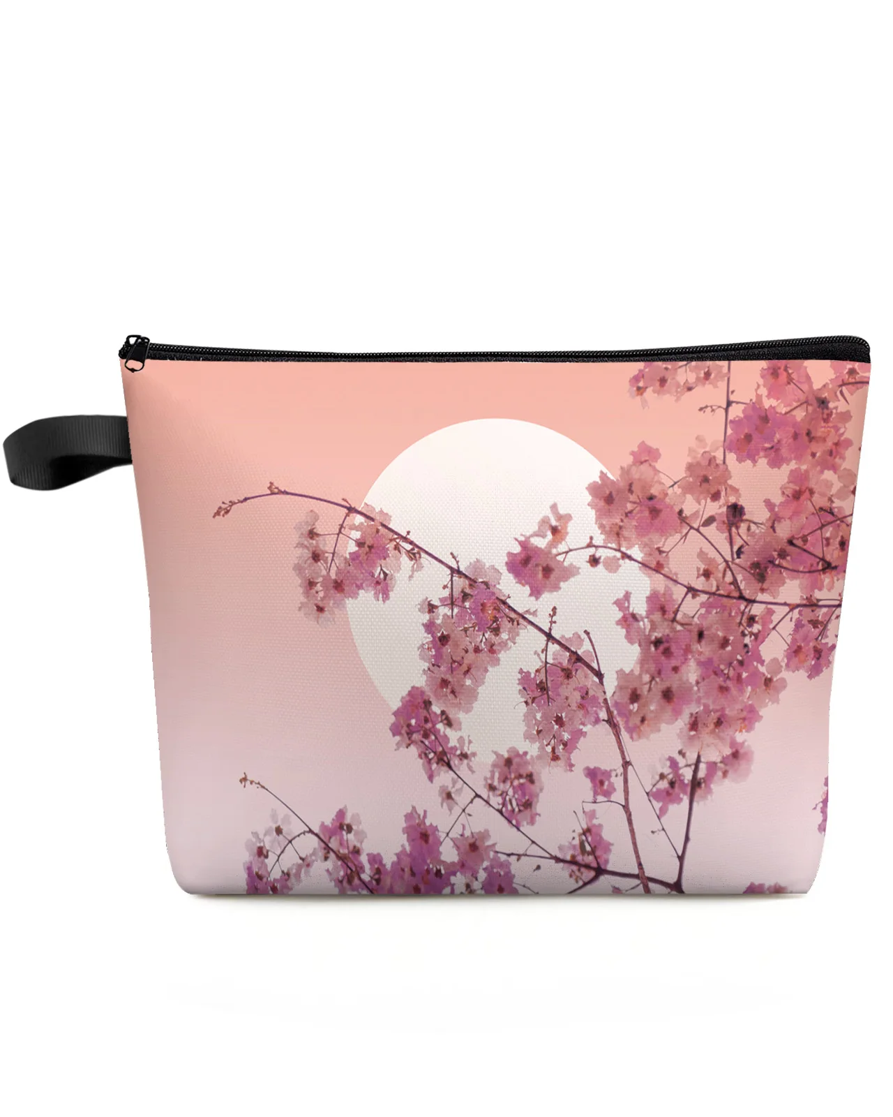 

Japanese Sakura Cherry Blossoms Flower Makeup Bag Pouch Travel Essentials Women Cosmetic Bags Organizer Storage Pencil Case