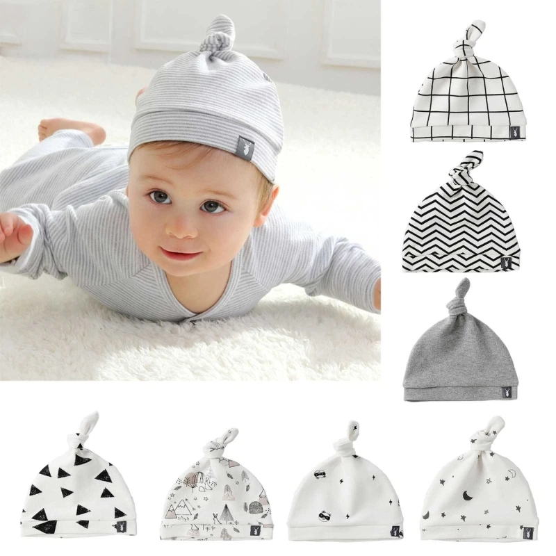 

Infant Cotton Hat Baby Unisex Hospital Hats Newborns Warm Caps Baby Shower Gift