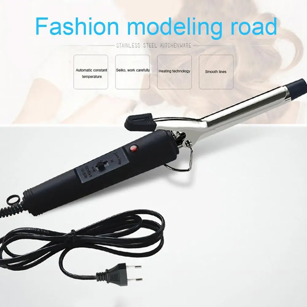 

Ceramic Hair Curler Fashion Women Manual Rotating Barrel Curl Iron Styling Tool