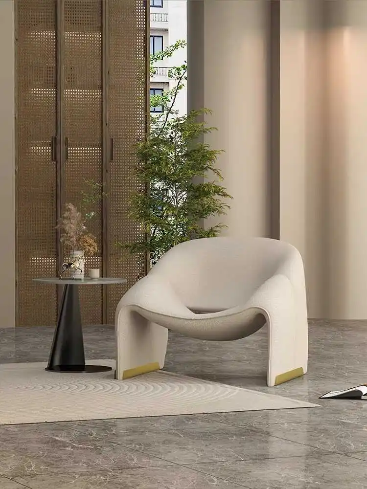 Одиночный повседневный диван-кресло Smile минималистичный стул для чтения книг