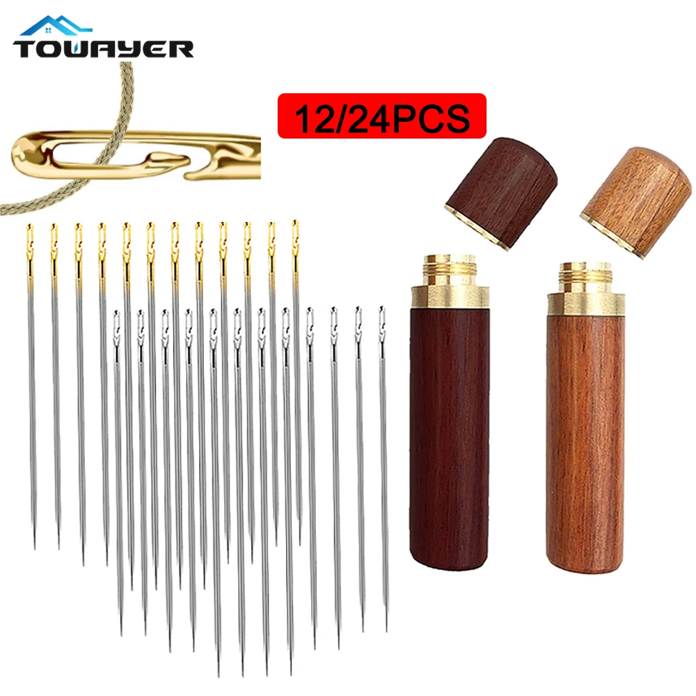 12/24 шт. иглы для шитья одежды нержавеющая сталь | Дом и сад
