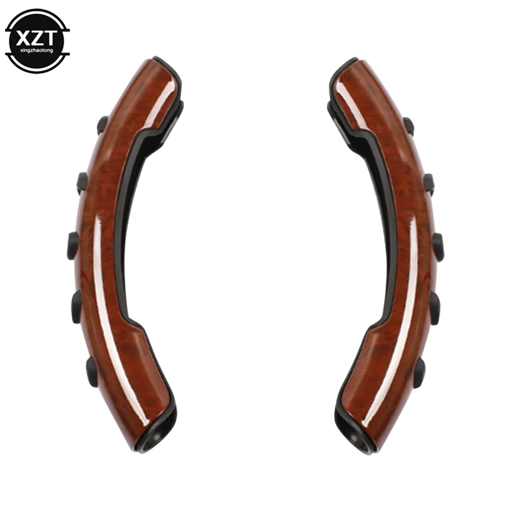 Чехол на руль автомобиля, универсальный нескользящий чехол из углеродного волокна с отделкой под дерево