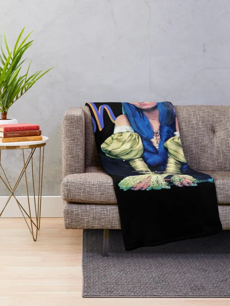 Одеяло в клетку для дивана