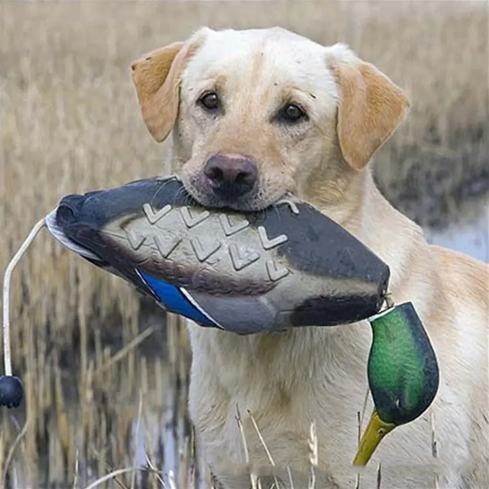 

NEW Mimics Dead Duck Bumper Toy For Training Puppies Or Hunting Dogs Teaches Mallard Waterfowl Game Retrieval Duck Dummy