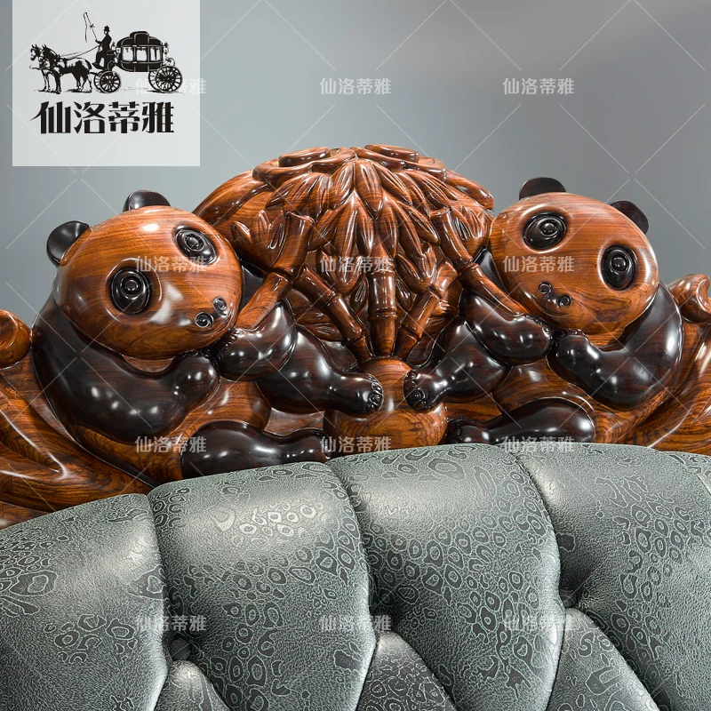 Импортный эбеновый твердый деревянный Национальный сокровище панда Европейский