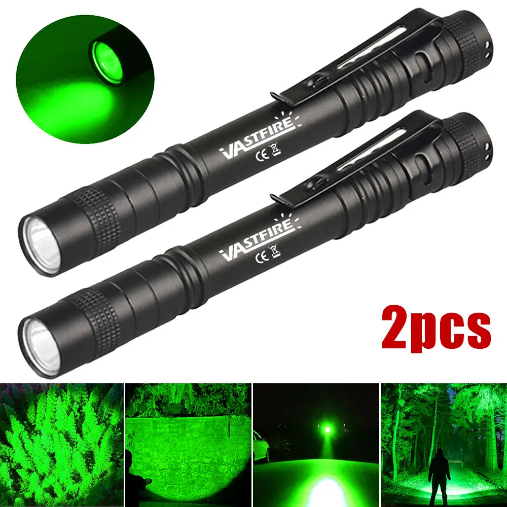

VASTFIRE зеленый портативный фонарик-ручка