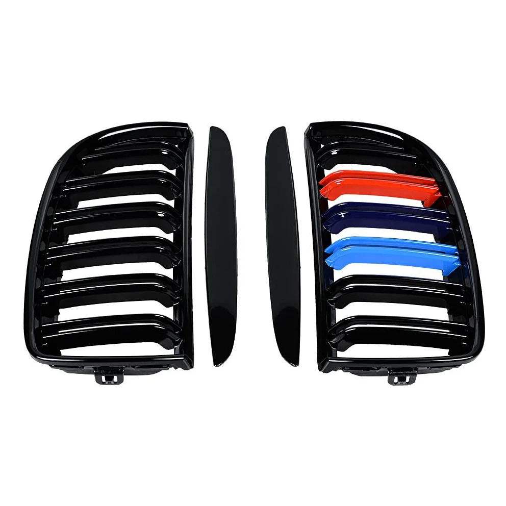 

Решетки для BMW E90 2004-2008, двусторонние, глянцевые, M-Color