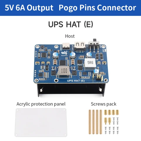Источник бесперебойного питания SCVSTEM для Raspberry Pi 5