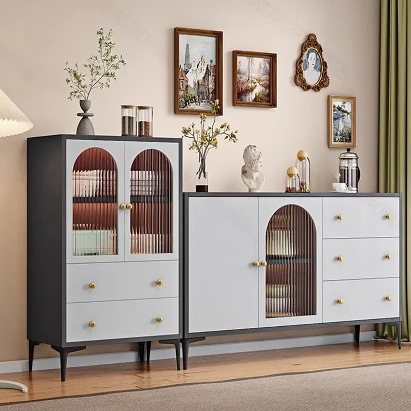 Открытые шкафы мебельная витрина во французском стиле многофункциональный