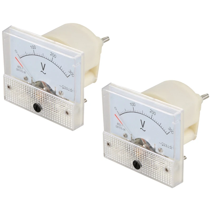 

2X 85L1 AC 0-300V Analogue Needle Panel Meter Voltmeter