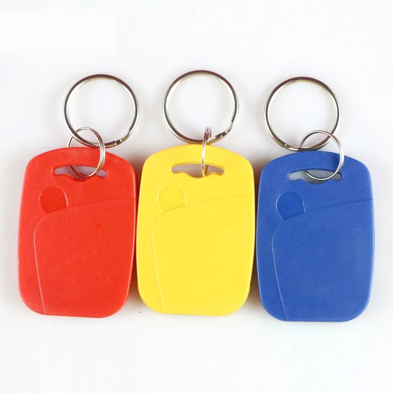 

5pcs IC+ID UID 13.56MHZ Changeable Writable Rewritable Composite Key Tags Keyfob Dual Chip Frequency + RFID 125KHZ T5577 EM4305