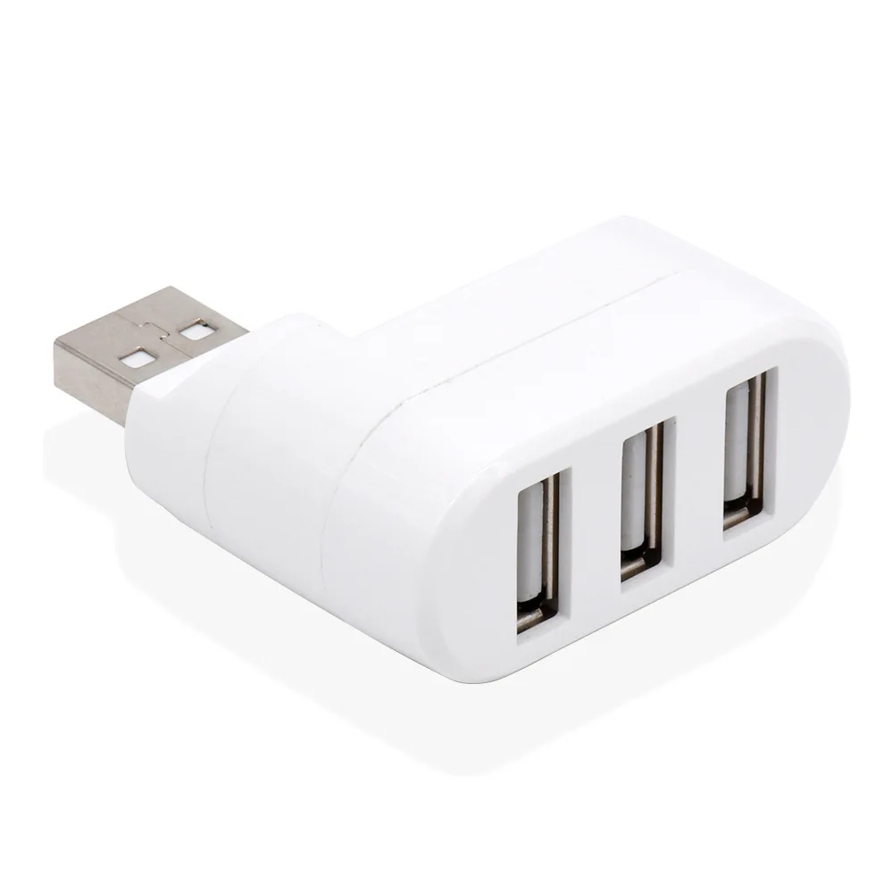 A50 Rotary USB 2.0 HUB Hub Mini Computer Splitter 3 Ports usb2.0 Notebook Expansion |