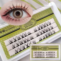 wholesale segmented mode false eyelashes 3 pairs of fairy sharpening tip natural false eyelashes makeup beauty tools