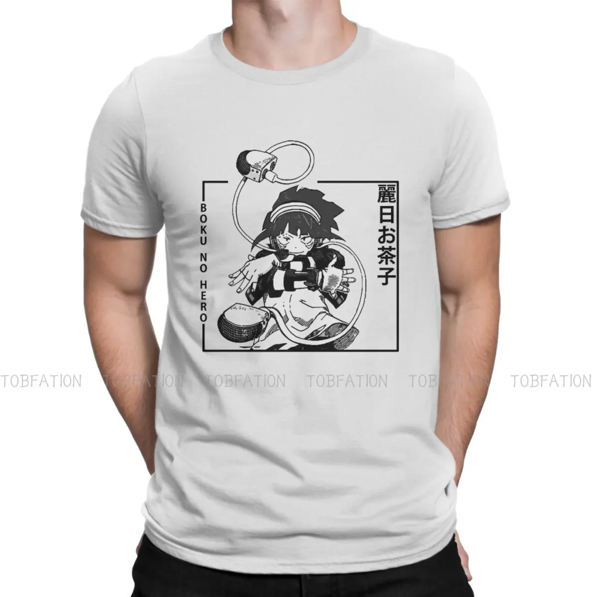 

Kyoka Jiro Man's TShirt My Hero Academia School Anime Crewneck Tops Fabric T Shirt Humor Top Quality Birthday Gifts