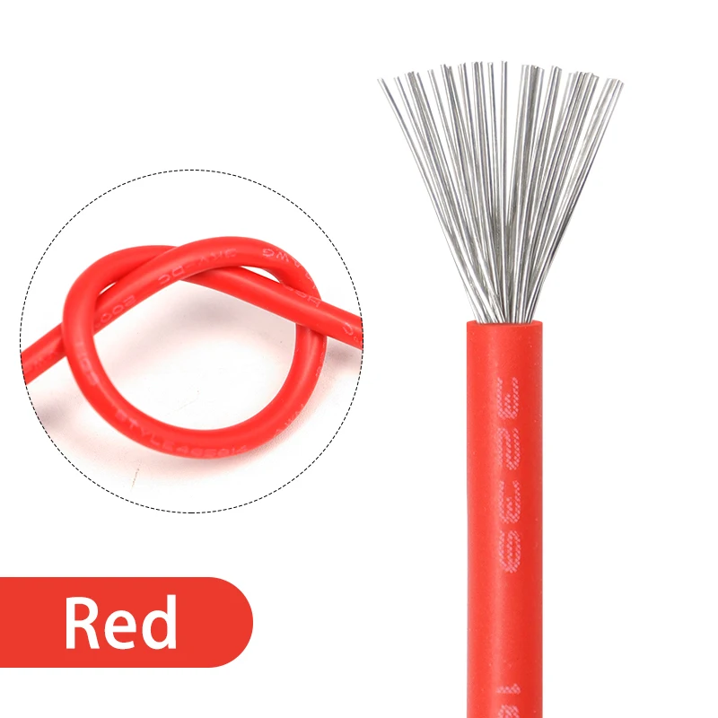 

Силиконовый провод UL3239 3KV AWG 32-8 для светодиодов