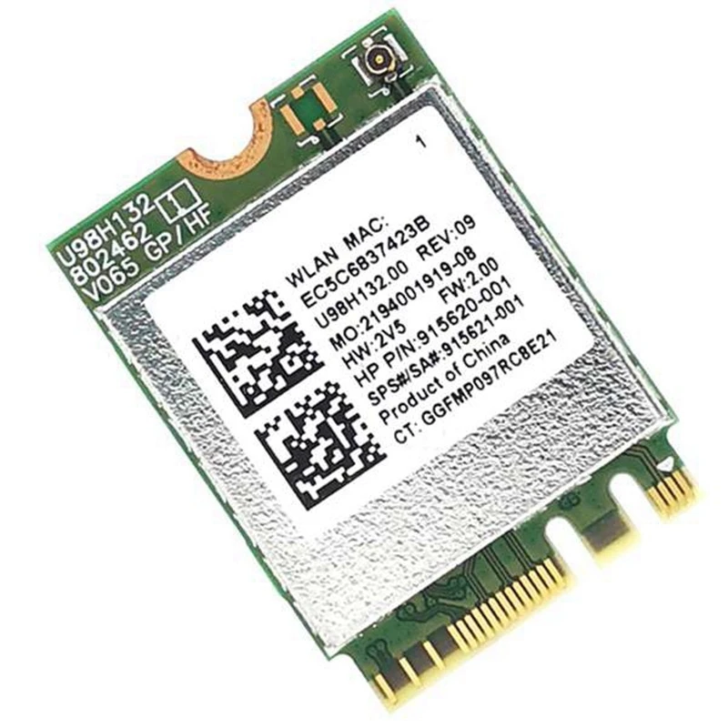 Фото RTL8821CE 802.11AC 1X1 Wi-Fi+BT 4.2 Combo Combo-адаптер 915621-001 Беспроводная сетевая карта для серии ProBook 450 G5-DTD2 №4