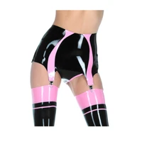 handmade latex garter gummi rubber suspender clubwear sexy width trims hot customize 4mm no shorts